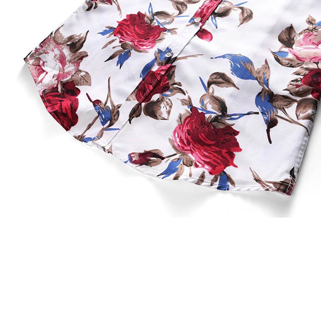 Bloemenprint overhemd