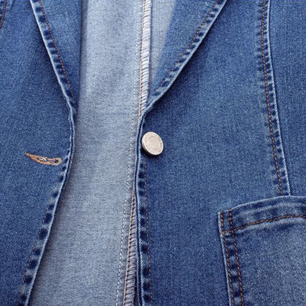 Dames jeansblazer met trendy snit