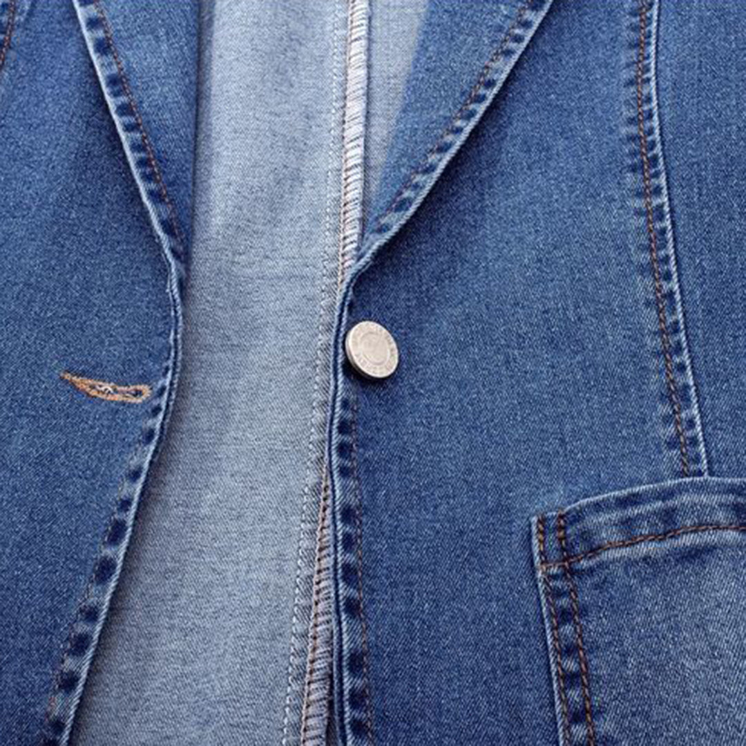 Denim blazer