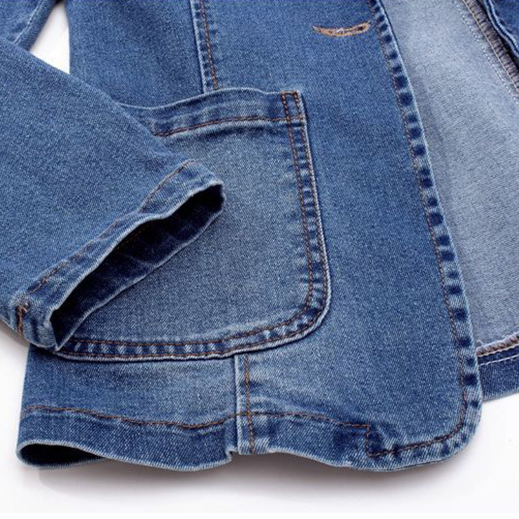 Dames jeansblazer met trendy snit