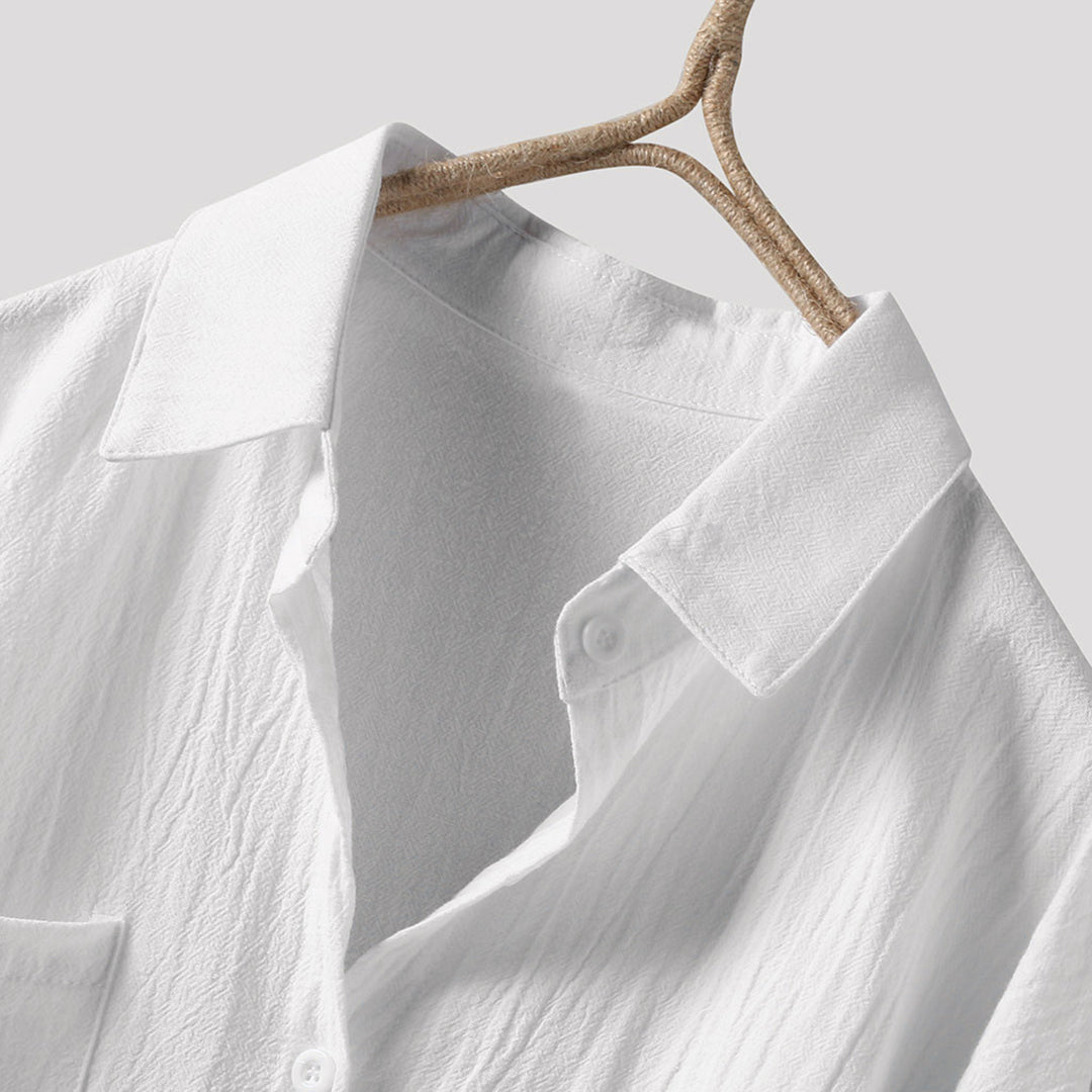 Luchtige damesblouse met lange mouwen en voorzakken — afbeelding 24