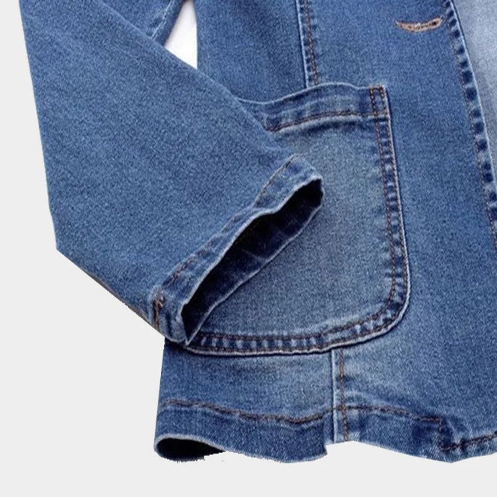 Denim blazer