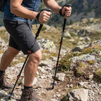 Set inklapbare telescopische trekkingstokken