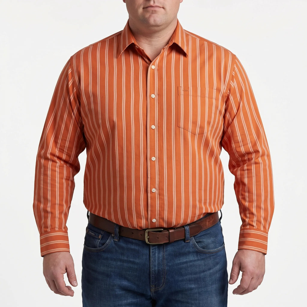 Kleurrijk gestreept shirt met lange mouwen