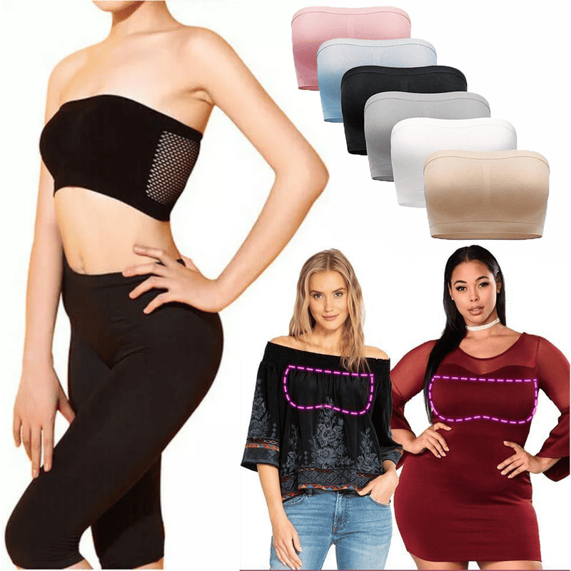 Ondersteunende strapless beha - set van 3