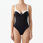 Kleurblok bandeau strandbody — afbeelding 16