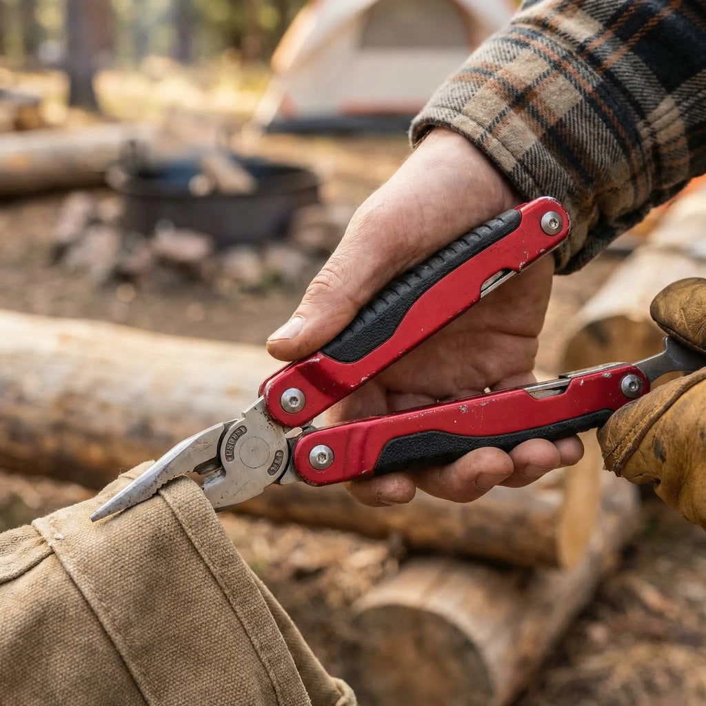 Compacte 9-in-1 inklapbare multitool