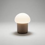 Compacte paddenstoel-tafellamp