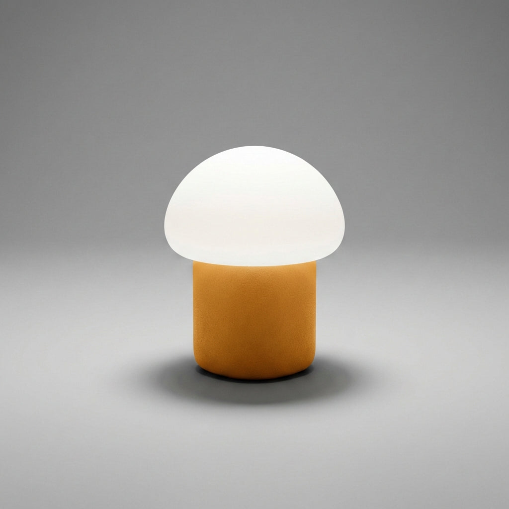 Compacte paddenstoel-tafellamp