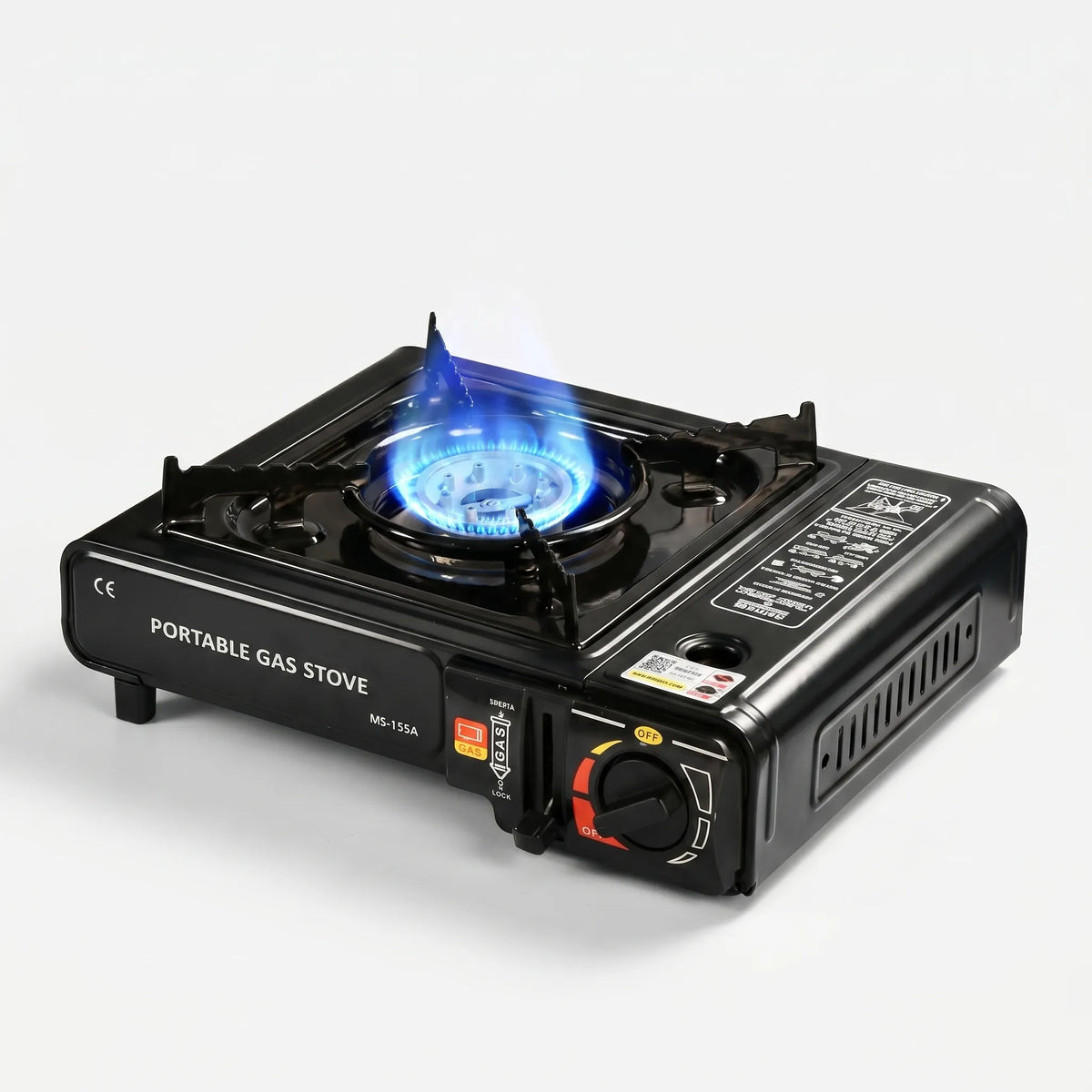 Compacte 1-pits draagbare gasbrander