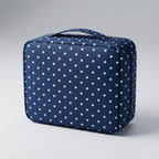 Compacte georganiseerde makeuptas