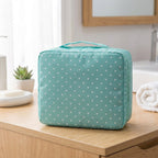 Compacte georganiseerde makeuptas