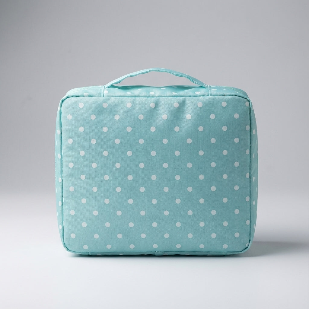 Compacte georganiseerde makeuptas