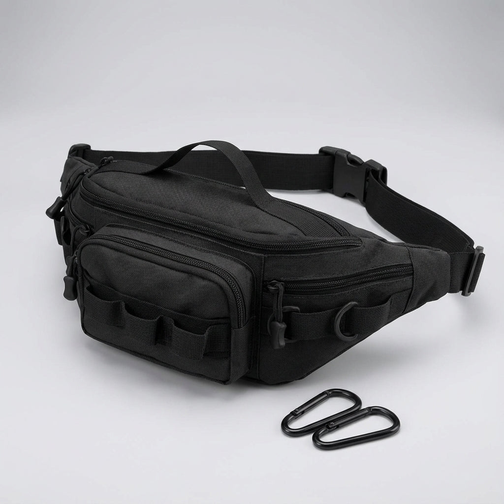 Compacte tactische heuptas