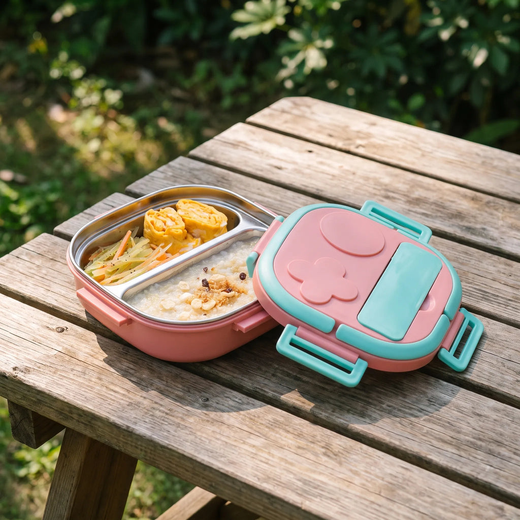 Bento-box met vakjes voor kinderen