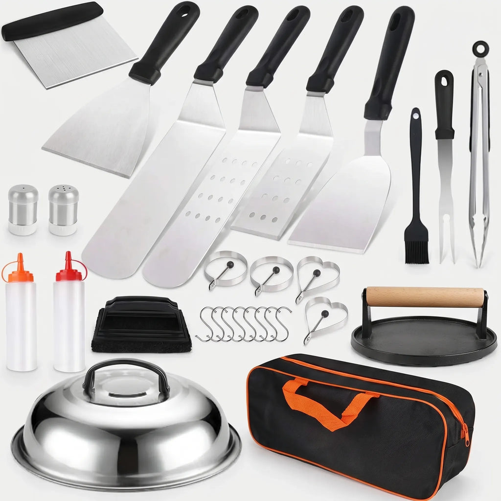 Complete barbecue-gereedschapsset voor buiten