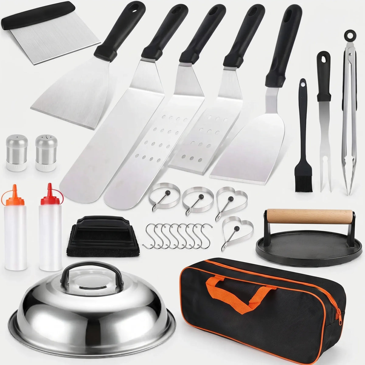 Complete barbecue-gereedschapsset voor buiten