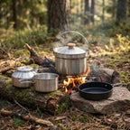 Complete outdoor kampeer-kookset