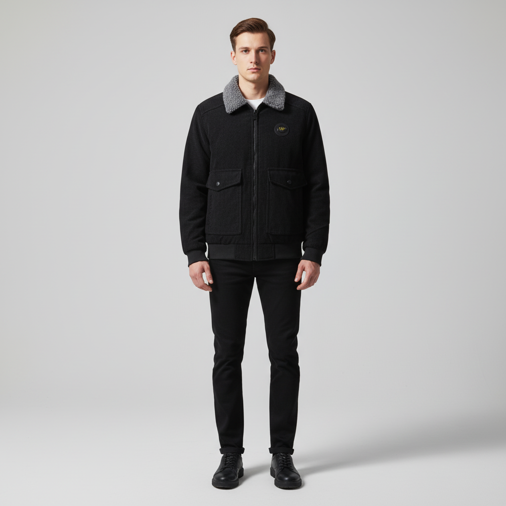 Corduroy jas met fleece — afbeelding 12