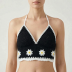 Gehaakte halter-croptop – Noor