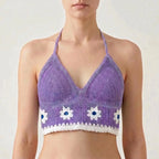 Gehaakte halter-croptop – Noor