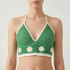 Gehaakte halter-croptop – Noor