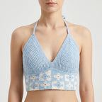 Gehaakte halter-croptop – Noor