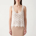 Gehaakte mouwloze top
