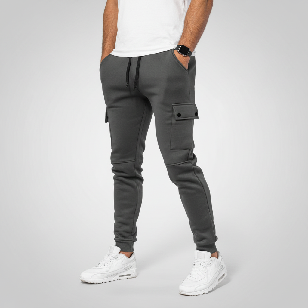 Cropped joggingbroek met zak