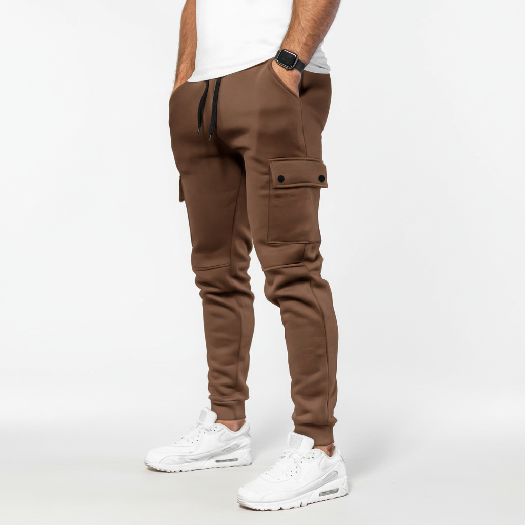 Cropped joggingbroek met zak