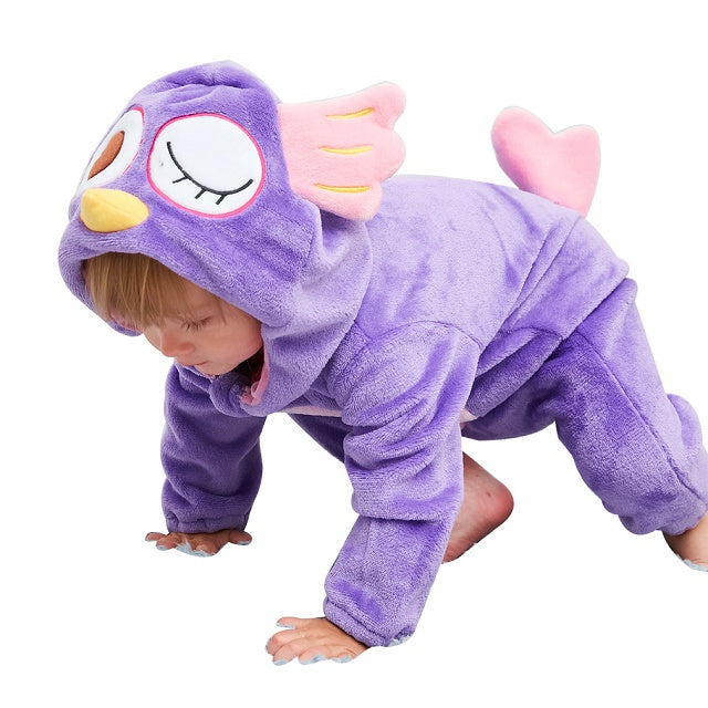 Comfy baby onesie met capuchon