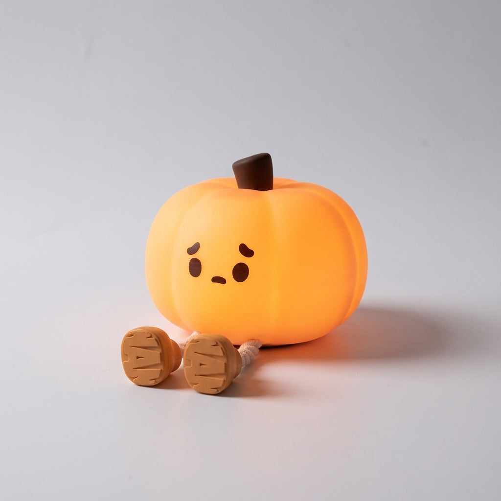 Schattig pompoennachtlampje