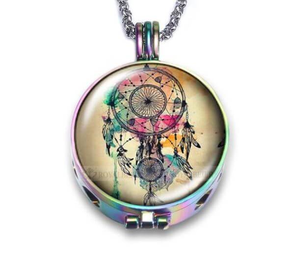 Aromatherapie zakje ketting – materiaal: Roestvrij staal (Hypoallergeen) — afbeelding 5