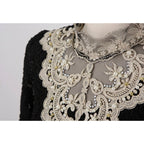 Damesblouse met herfst borduursels