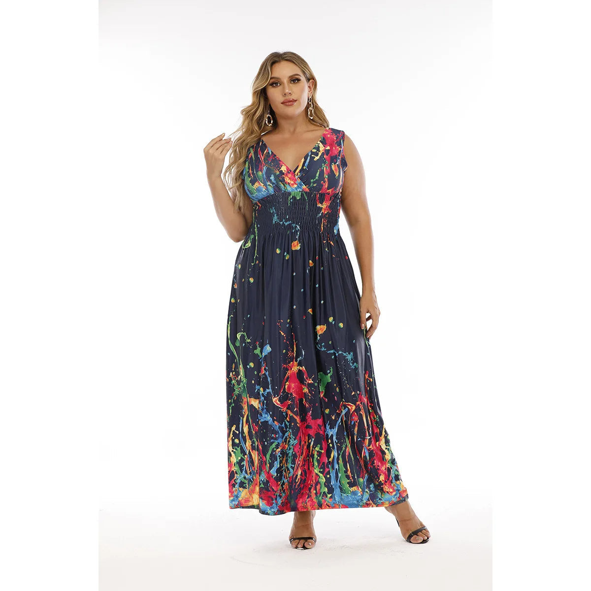 Gianna plus size strandjurk