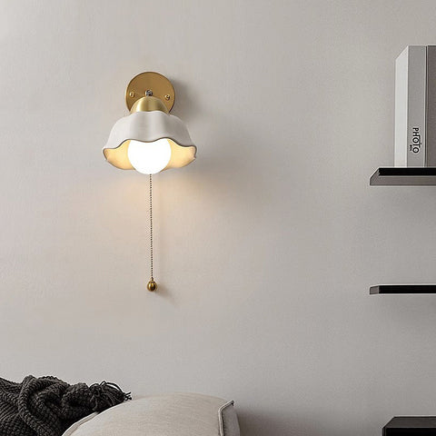 Verstelbare franse wandlamp