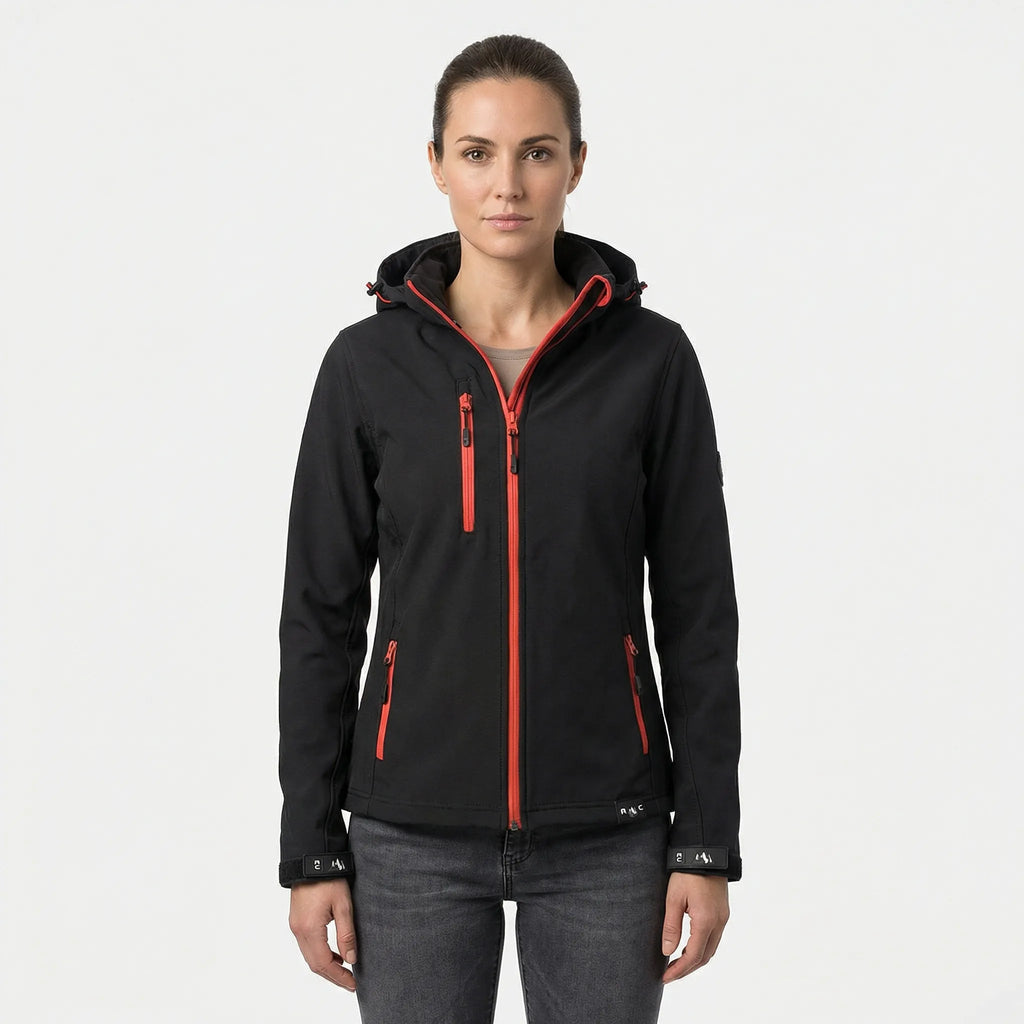 Dames softshelljas met capuchon — afbeelding 20