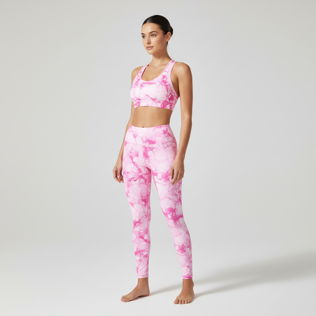 Dames sportset naadloos ontwerp — afbeelding 15