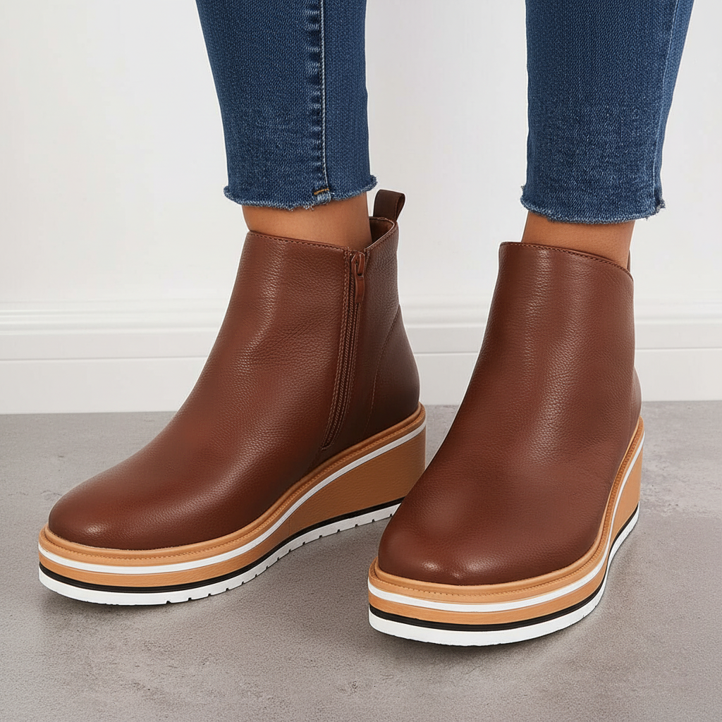 Dames dr. martens met plateau