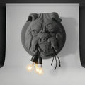 Decoratieve gesculpteerde wandlamp