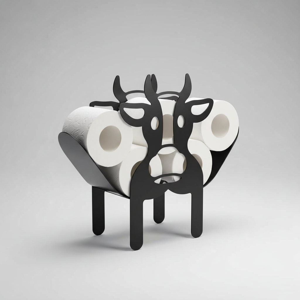 Decoratieve dierlijke rollenhouder