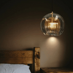 Aluminium-Glas hanglamp — afbeelding 7