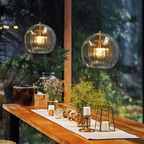 Aluminium-Glas hanglamp — afbeelding 8
