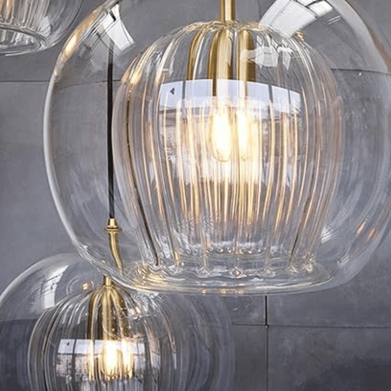 Aluminium-Glas hanglamp — afbeelding 3