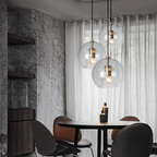 Aluminium-Glas hanglamp