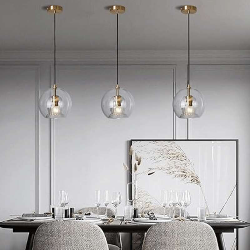 Aluminium-Glas hanglamp — afbeelding 11