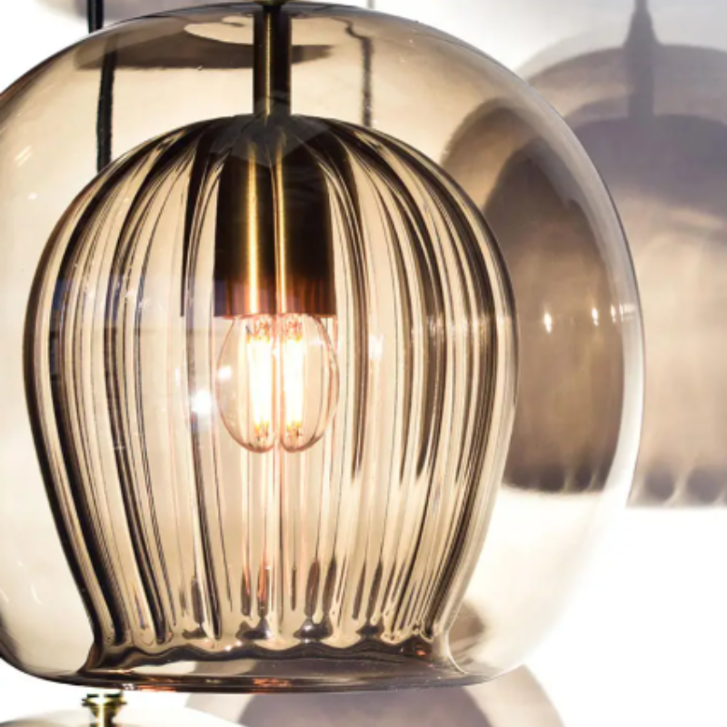 Aluminium-Glas hanglamp — afbeelding 16