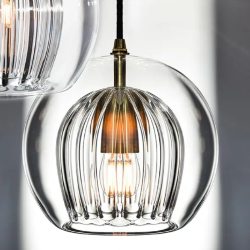 Aluminium-Glas hanglamp — afbeelding 13