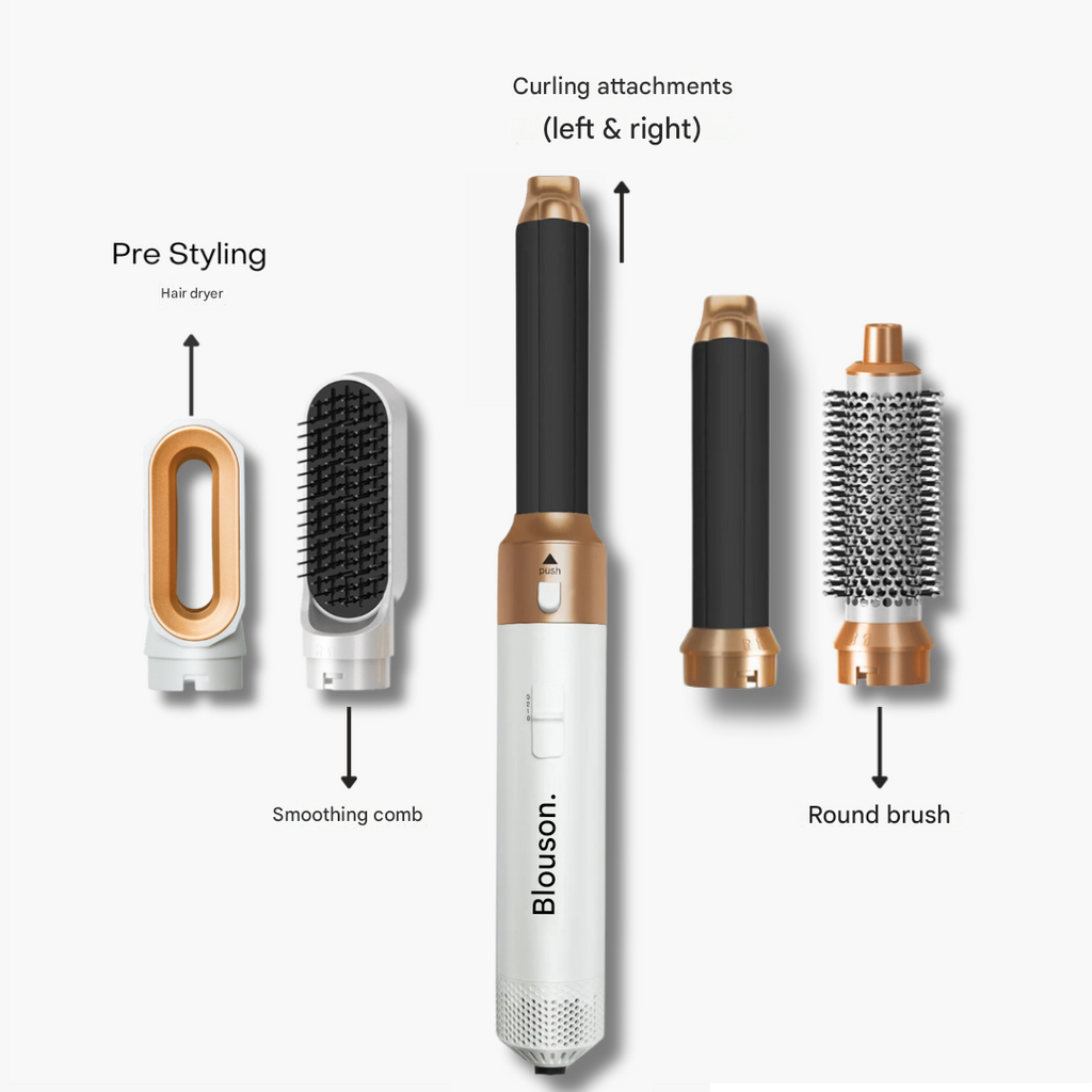 5-in-1 luchtgestuurde haarstyler