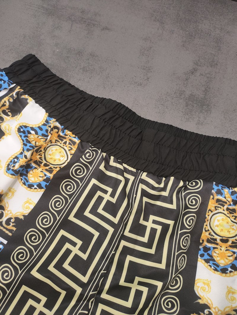 Lance | Herenset met overhemd en short in Hawaïstijl